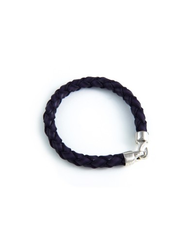 leather bracelet and hook clasp