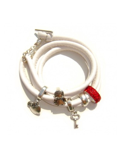 pulsera doble burlete y accesorios