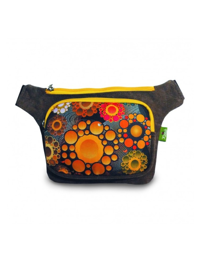 Hip-bag medium size with vintage print.